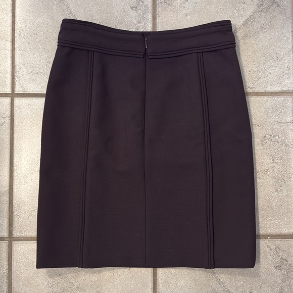 Tory Burch Women’s 4 A Line Wool Midi Skirt Pockets - Picture 3 of 4